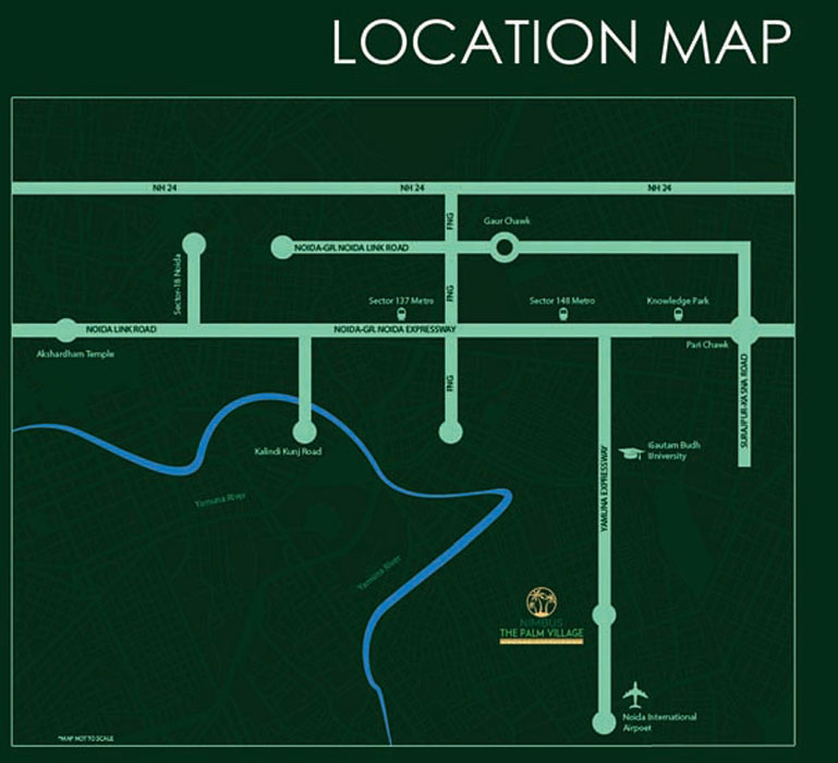 Nimbus The Palm Village Location Map